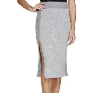 TOAD & CO Kilda 100% Merino Wool Pull On Sweater Pencil Skirt in Gray Fall Sz XS